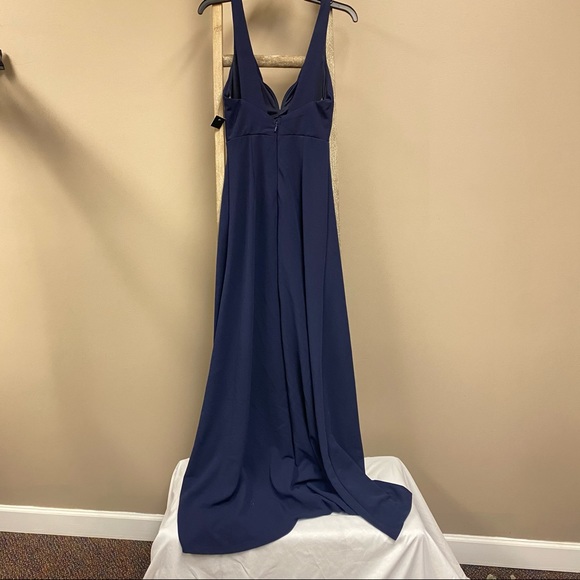 Lulus glamour than this navy maxi sleeveless dress - Picture 8 of 10